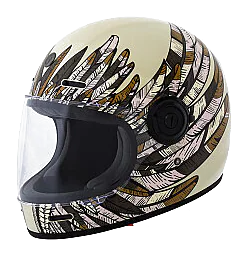 Torc T-1 Newport Wings Olive Kapalı Motosiklet Kaskı Yeşil görsel 6