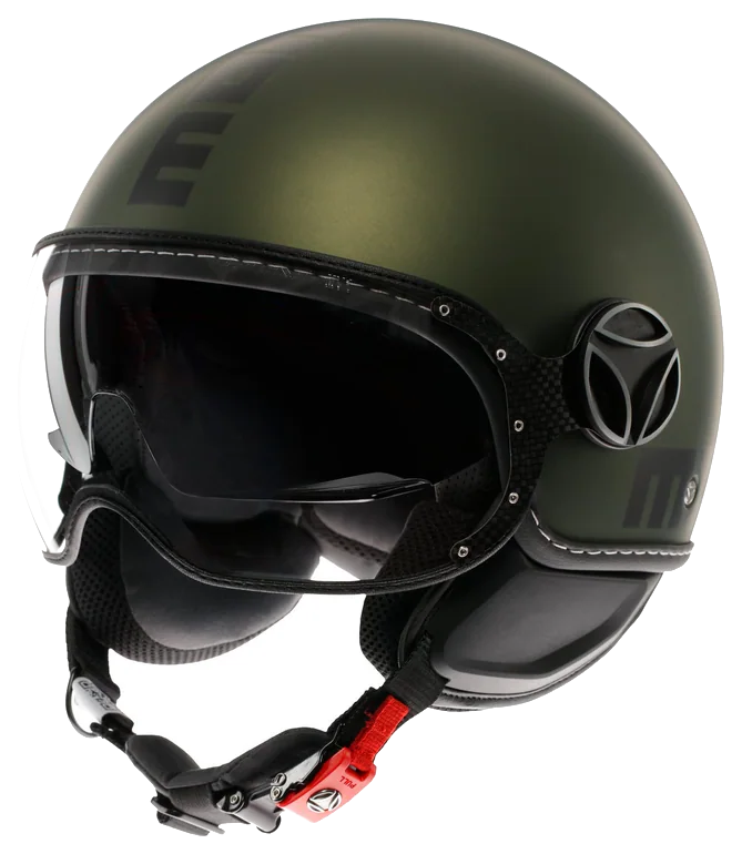 Momodesign Fgtr Evo Matt Green Black Açık Kask görsel 5