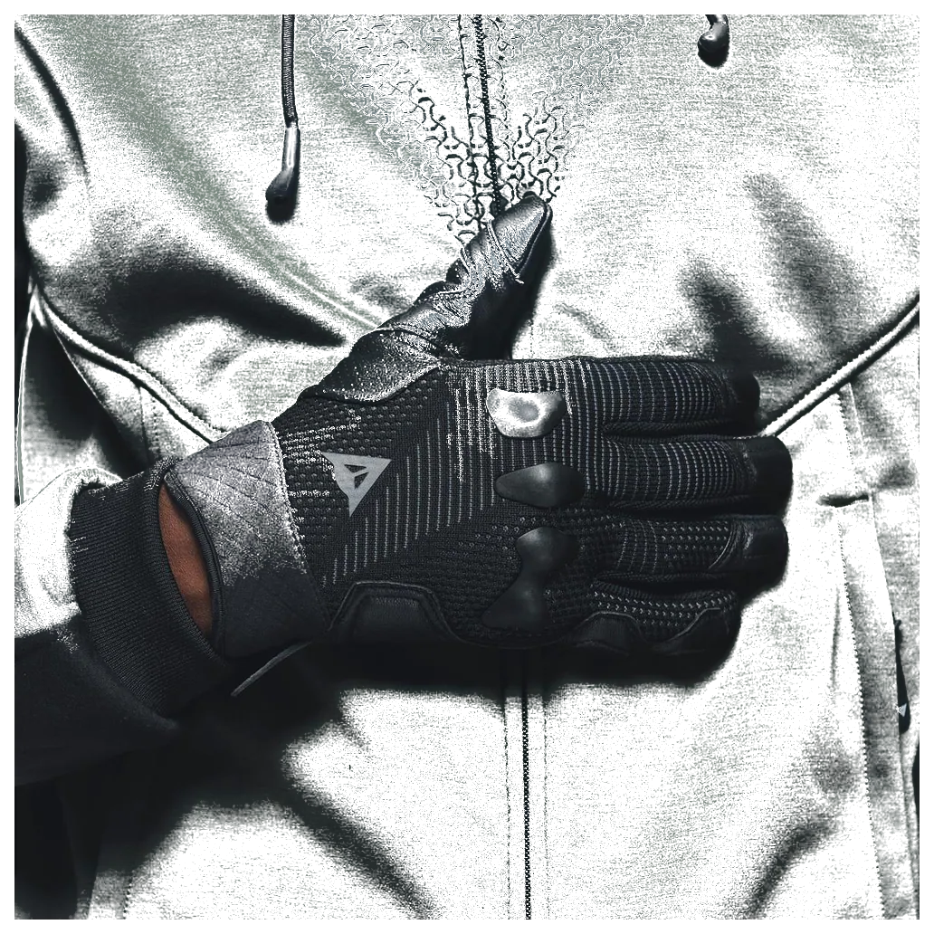 Dainese Unruly Black Anthracite Tekstil Eldiven görsel 4