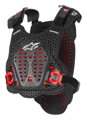 Alpinestars A-5 Plasma Üst Gövde Koruma Siyah / Beyaz / Kırmızı