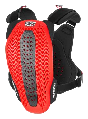 Alpinestars A-5 Plasma Üst Gövde Koruma Siyah / Beyaz / Kırmızı görsel 2