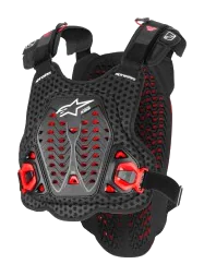 Alpinestars A-5 Plasma Üst Gövde Koruma Siyah / Beyaz / Kırmızı görsel 3