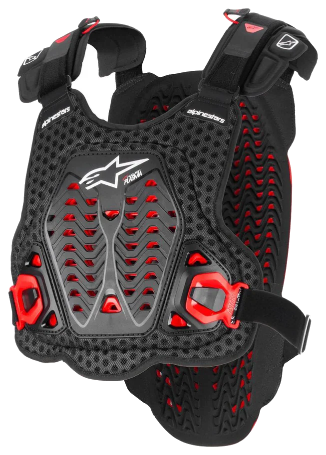 Alpinestars A-5 Plasma Üst Gövde Koruma Siyah / Beyaz / Kırmızı görsel 5