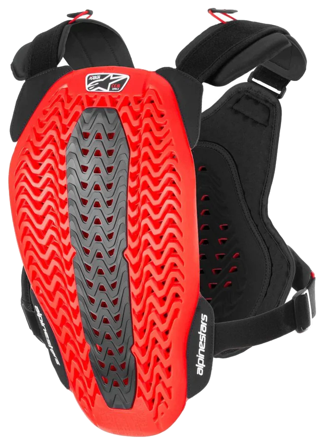 Alpinestars A-5 Plasma Üst Gövde Koruma Siyah / Beyaz / Kırmızı görsel 6