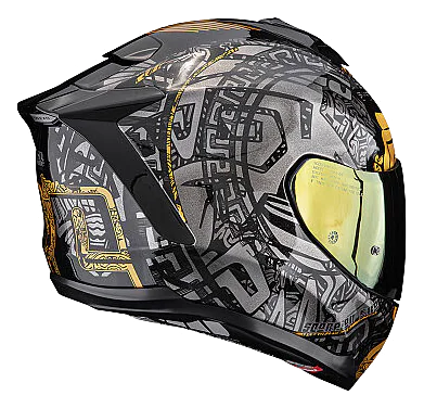 Scorpion EXO-1500 Air Apus Kapalı Motosiklet Kaskı Siyah / Gri görsel 3