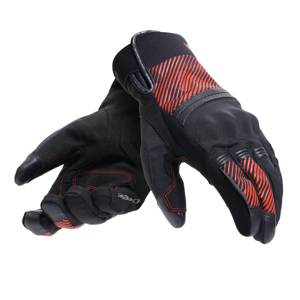 Dainese Fulmine Black Red D-Dry Eldiven