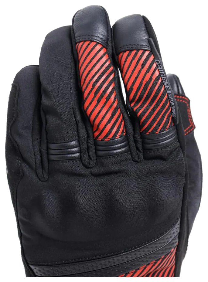 Dainese Fulmine Black Red D-Dry Eldiven görsel 6