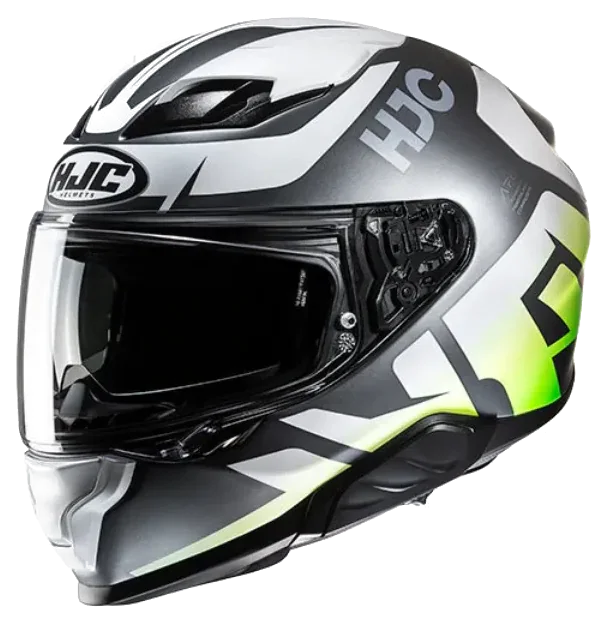 HJC F71 Bard MC4HSF Kapalı Motosiklet Kaskı Beyaz Gri