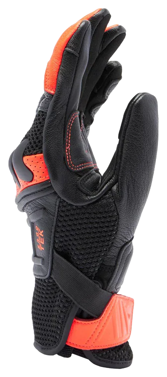 Dainese X-Ride 2 Ergo Black Red Fluo Tekstil Eldiven görsel 3