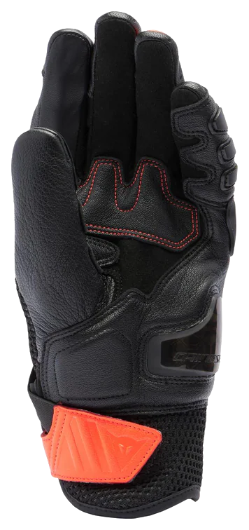 Dainese X-Ride 2 Ergo Black Red Fluo Tekstil Eldiven görsel 4