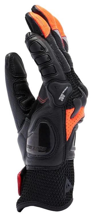 Dainese X-Ride 2 Ergo Black Red Fluo Tekstil Eldiven görsel 5
