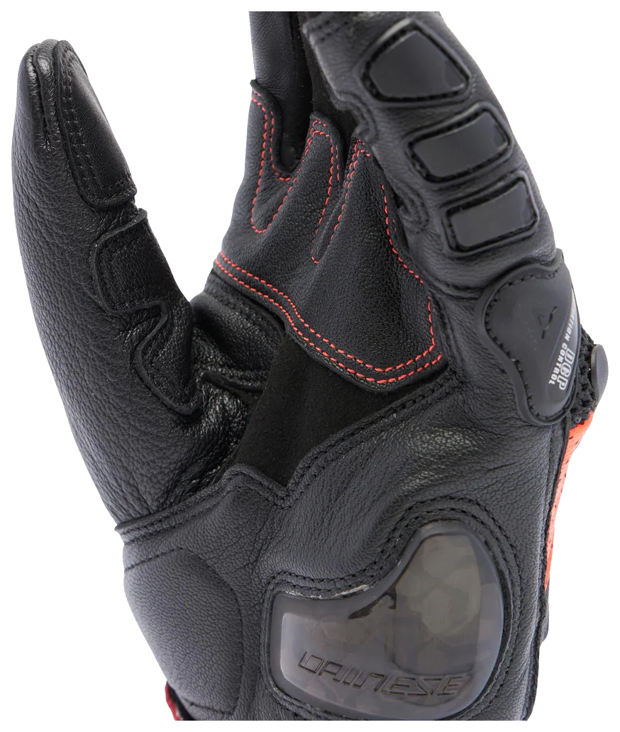 Dainese X-Ride 2 Ergo Black Red Fluo Tekstil Eldiven görsel 6