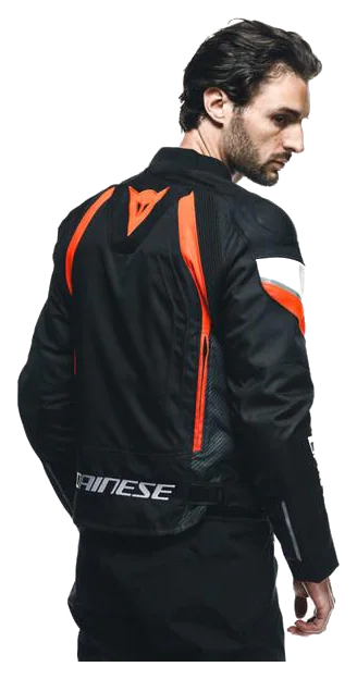 Dainese Avro 5 Black Red Fluo White Tekstil Mont görsel 4