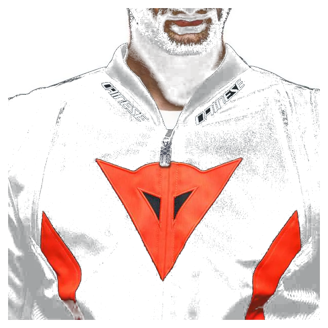 Dainese Avro 5 Black Red Fluo White Tekstil Mont görsel 6