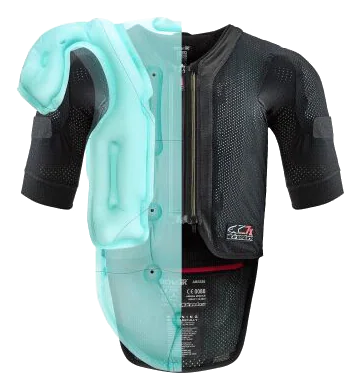 Alpinestars Tech-Air 7X System Airbag Mont Siyah / Kırmızı görsel 3