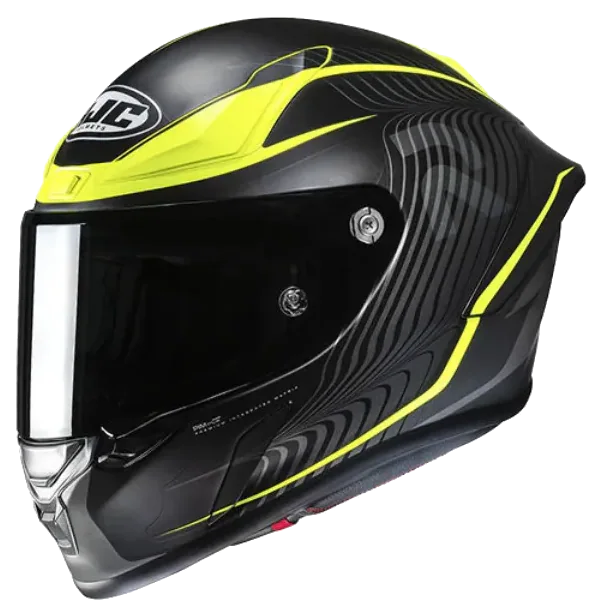 HJC RPHA1 Lovis MC3HSF Kapalı Motosiklet Kaskı Siyah Sarı
