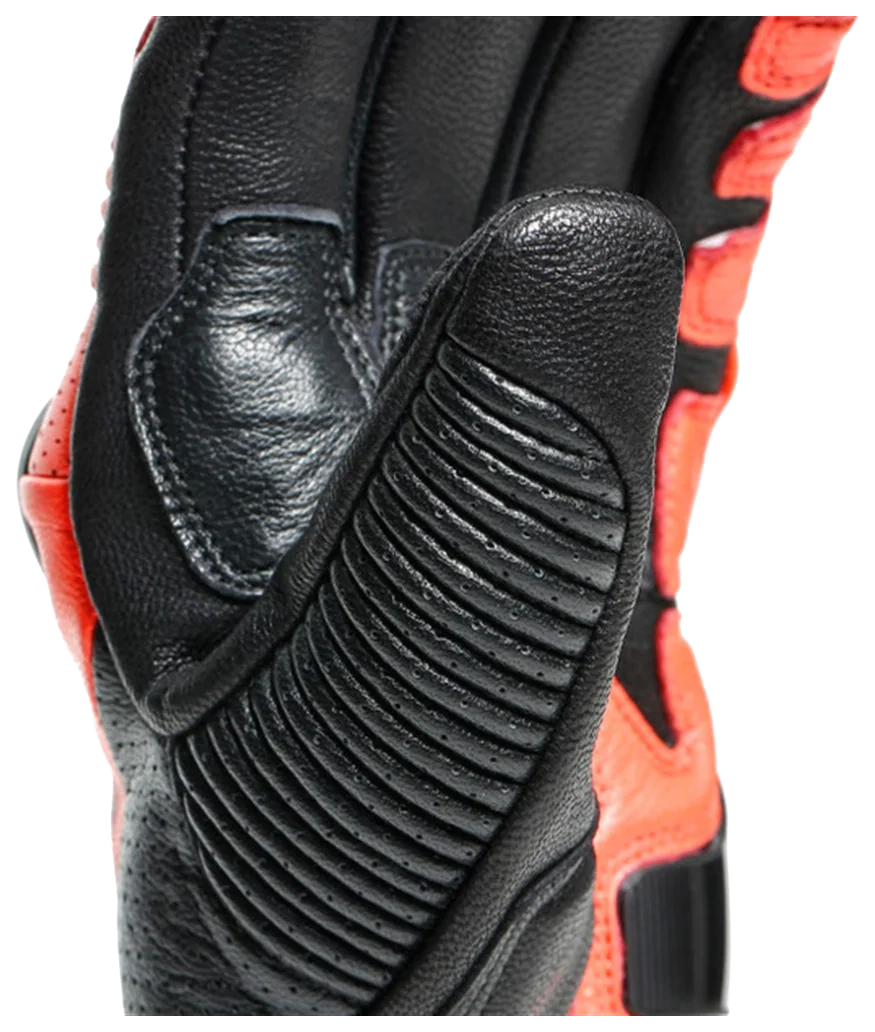 Dainese X-Ride Deri Eldiven Black Fluo Red görsel 3