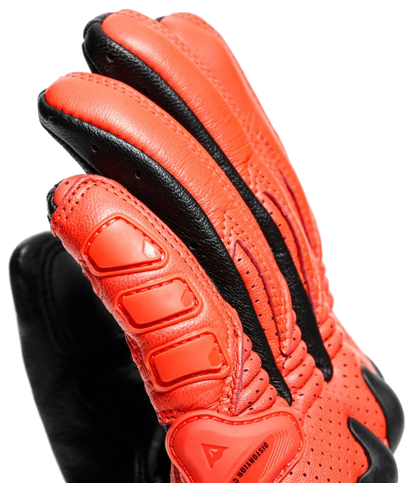 Dainese X-Ride Deri Eldiven Black Fluo Red görsel 4