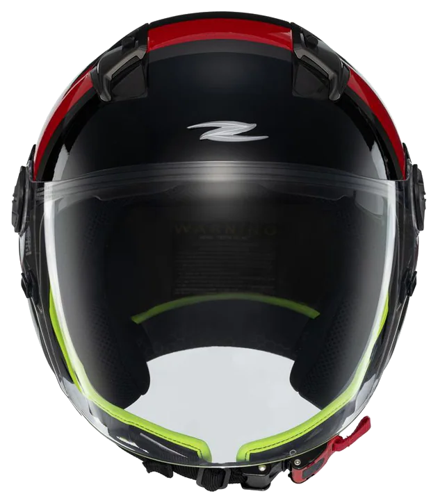 Zeus ZS-213 AX5 Black Red Grey Açık Kask görsel 4