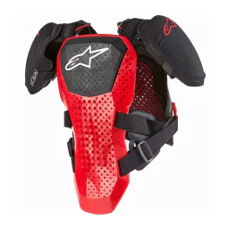 Alpinestars A-5 S V2 Genç Üst Gövde Koruma Siyah / Beyaz / Kırmızı görsel 4