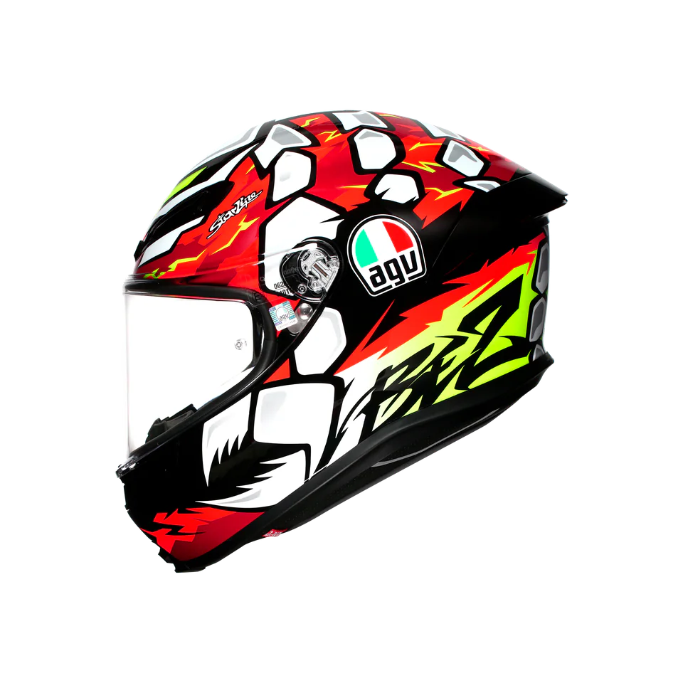 Agv K6 S Mplk Configuration Bezzecchi 2024 Kapalı Kask görsel 5