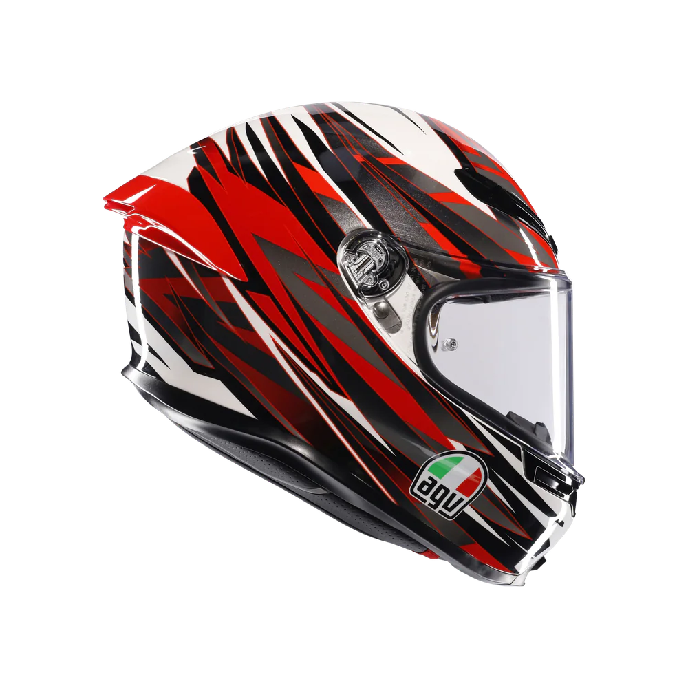 Agv K6 S Reeval White Red Grey Kapalı Kask görsel 2
