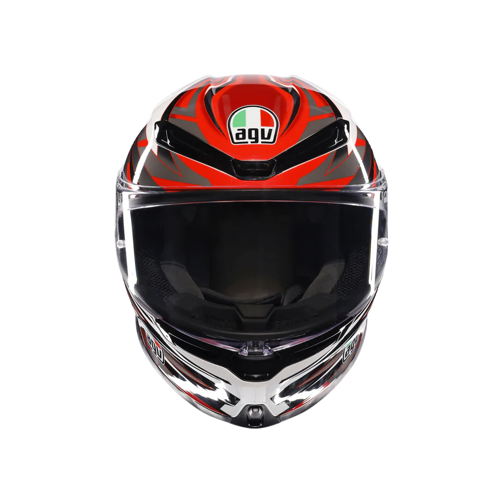 Agv K6 S Reeval White Red Grey Kapalı Kask görsel 3