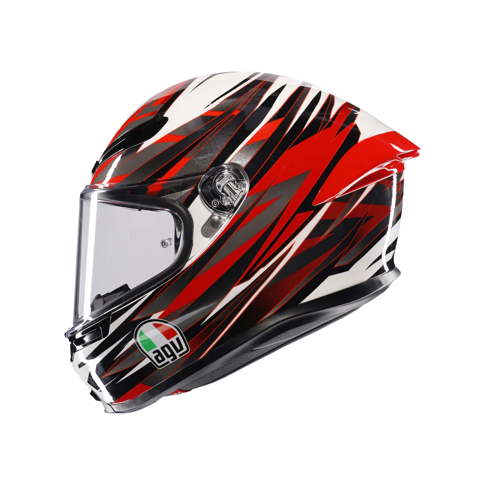 Agv K6 S Reeval White Red Grey Kapalı Kask görsel 4