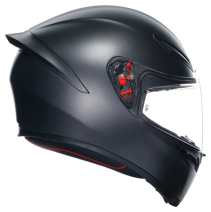 Agv K1 S Mono Matt Black Kapalı Kask - Agv Kask görsel 4