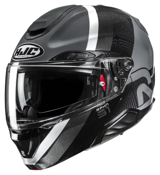 HJC RPHA91 Fensh MC5 Çene Açılır Motosiklet Kaskı Siyah Gri