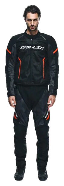 Dainese Air Frame 3 Black Red Fluo Tekstil Mont görsel 3
