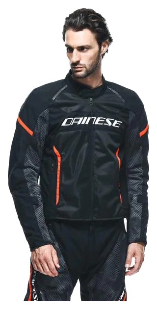 Dainese Air Frame 3 Black Red Fluo Tekstil Mont görsel 5